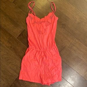 Rose Pink Romper